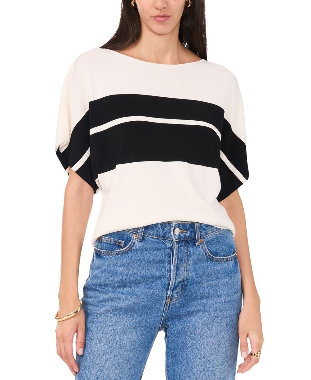Vince Camuto Women's Colorblocked Stripe Sweater Size XL 3328 (NEWDEFECT)